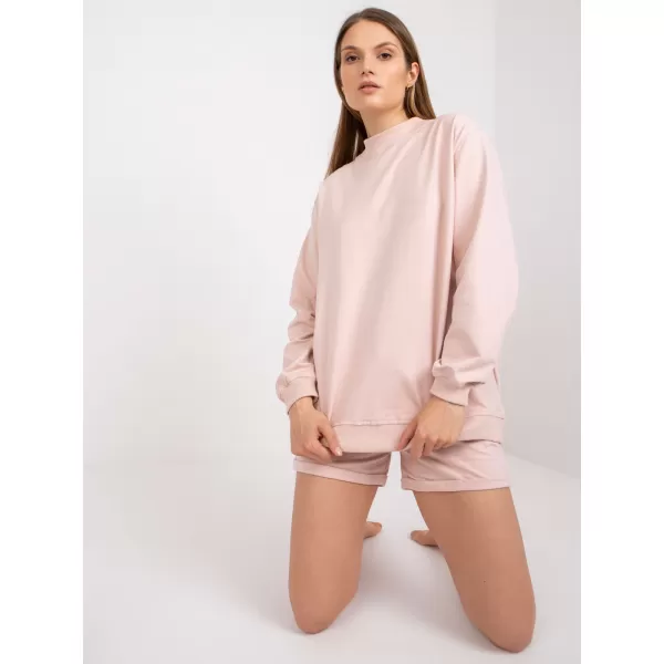  Női pulóver BASIC FEEL GOOD AP-BL-A-R001 ÉLÉNK RÓZSASZÍN 