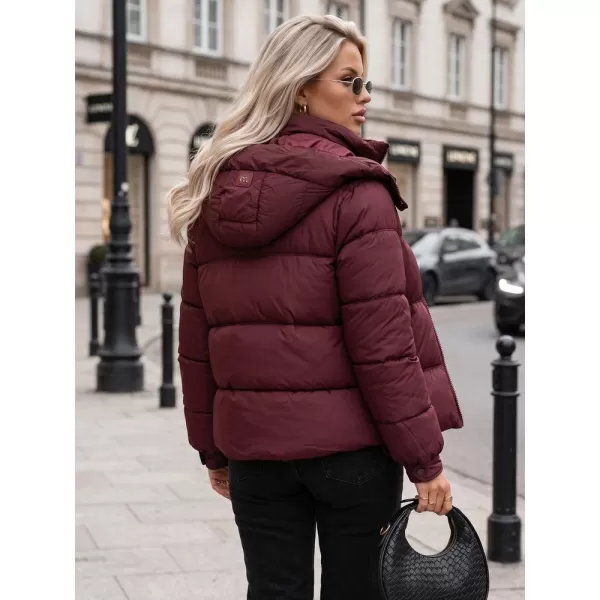  Női kabát DSTREET TY5749 BURGUNDIA 