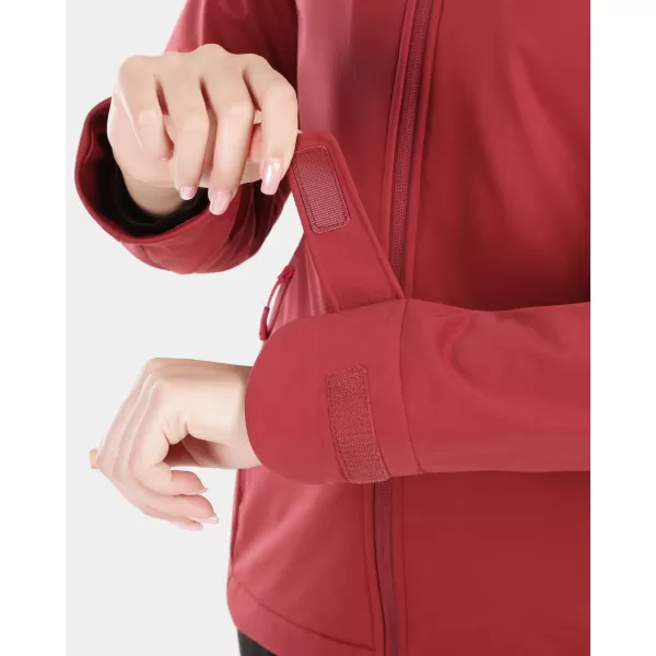  Női softshell kabát KILPI ONTAVIA-W 1L0113KI SÖTÉTVÖRÖS 