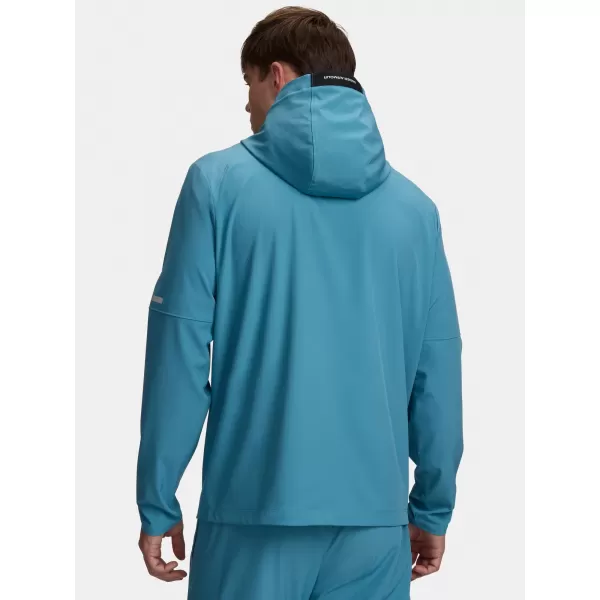  Férfi dzseki UNDER ARMOUR UA TECH UTILITY WOVEN JCKT 6004967-466 KÉK 