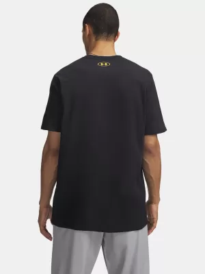 Férfi póló UNDER ARMOUR M VARSITY CREST SS 6009249-001 FEKETE