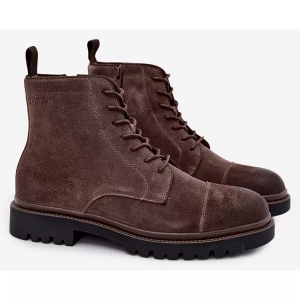  Férfi bokacsizma BIG STAR SHOES UU174220 FEKETE 
