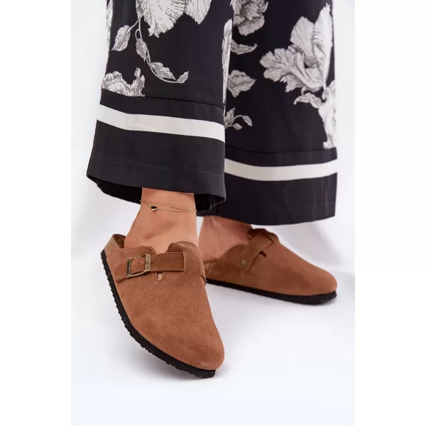  Női papucs BIG STAR SHOES RR274A387 BARNA/BÉZS 