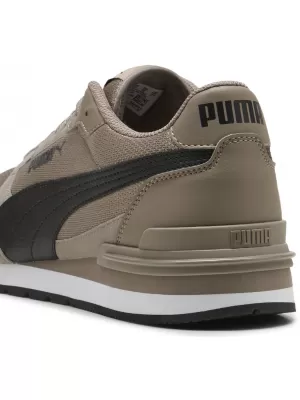 Csizma PUMA ST RUNNER V4 MESH 39966618 MOUSE GRAY/ EGÉR SZÜRKE/PUMA FEKETE/PUMA FEHÉR