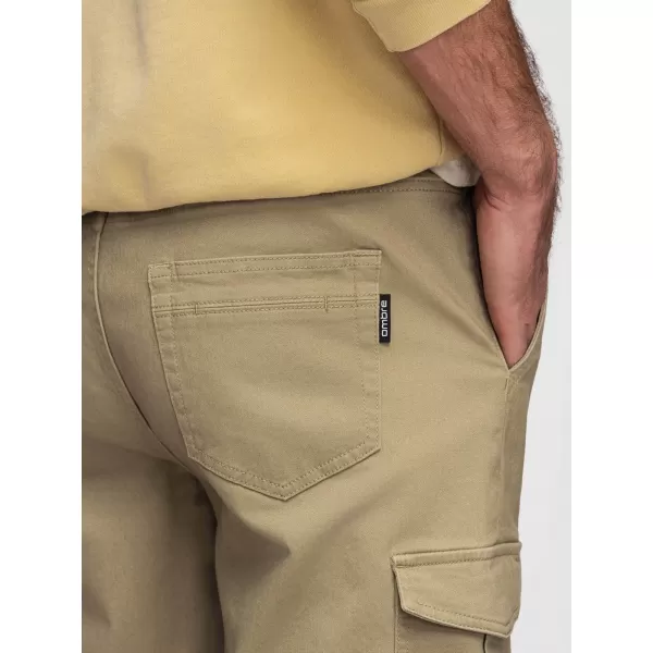  Férfi nadrág OMBRE OM-PAJO-0290 KHAKI 