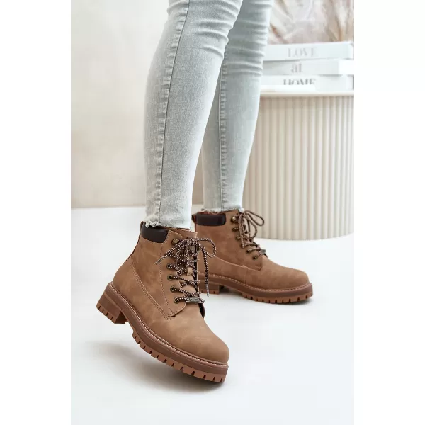  Női csizma BIG STAR SHOES OO274A289 BARNA/BÉZS 