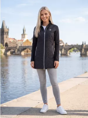 Női hibrid kabát ALTISPORT IRYSA FEKETE