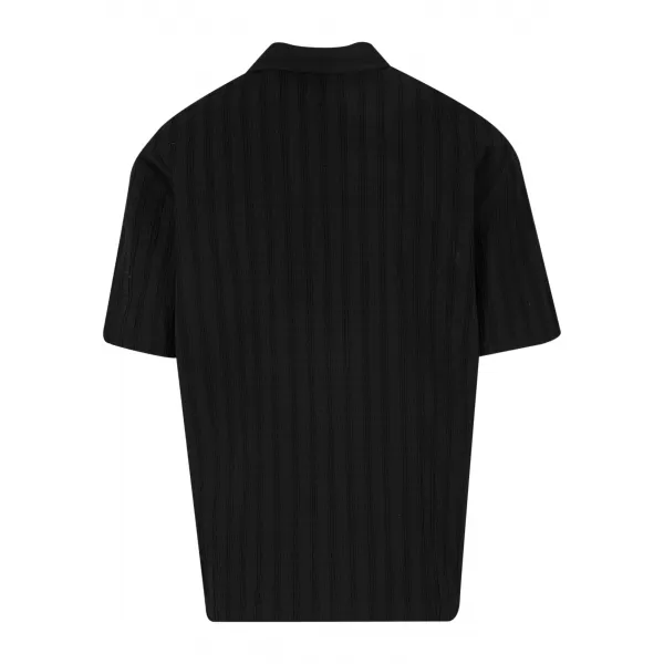  Férfi ing URBAN CLASSICS TB8217-00007 FEKETE 