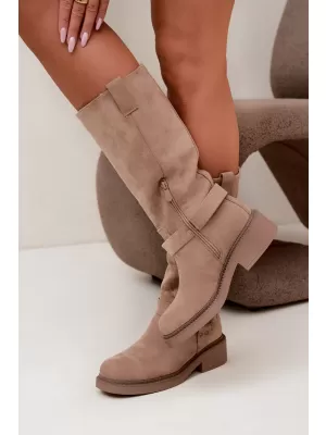 Női csizma BOTO LQ-163 KHAKI