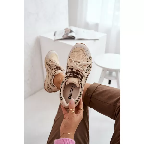  Női tornacipő BIG STAR SHOES TT274549 BÉZS 