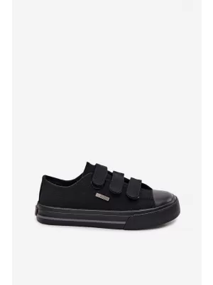 Gyermek tornacipő BIG STAR SHOES TT374172 FEKETE