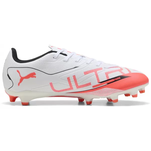  Futballcipők PUMA ULTRA 5 PLAY FG/AG 108169-01 FEHÉR/FEKETE/VILÁGÍTÓ VÖRÖS 