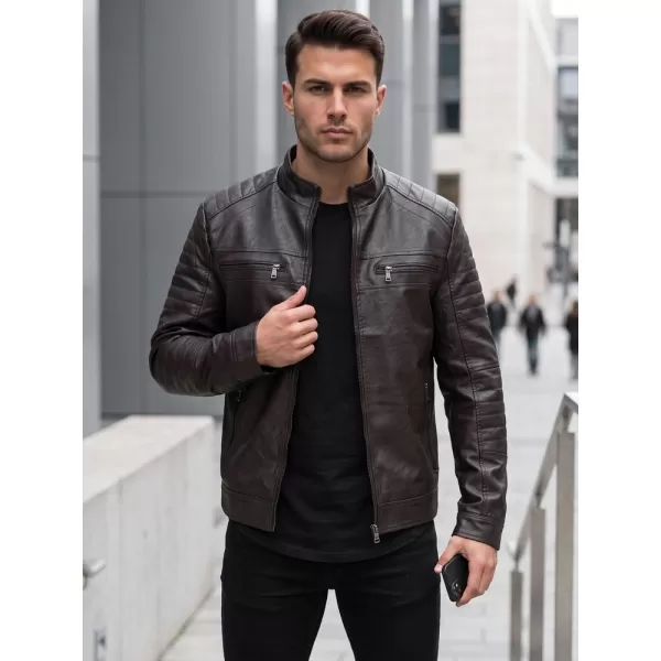  Férfi dzseki DSTREET TX5138 BARNA 