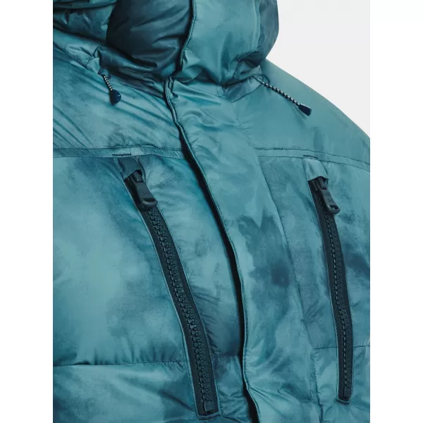  Férfi dzseki UNDER ARMOUR UA STORM CGI DOWN PRINTED STORM JKT 1365809-413 KÉK 
