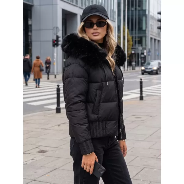 Női kabát DSTREET TY5828 FEKETE 