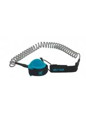 Póráz WATTSUP Coiled 10 8mm FEKETE/KÉK