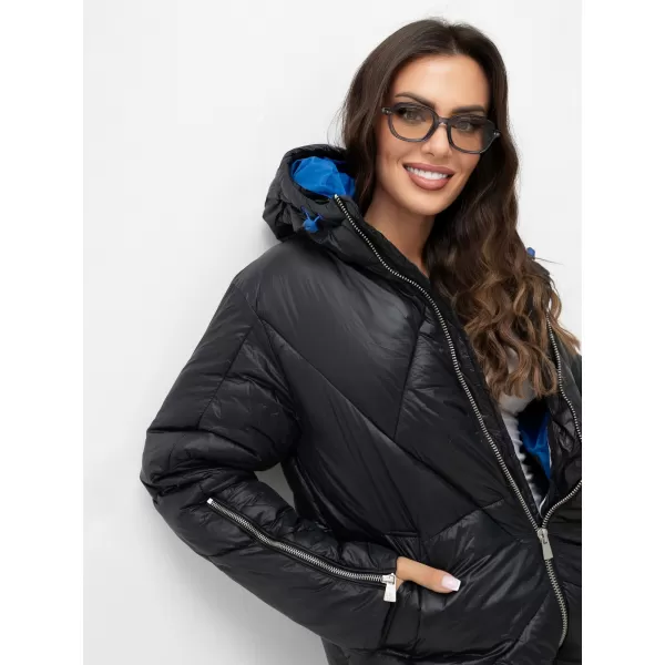 Női kabát SUBLEVEL D50048X44517A2 FEKETE 