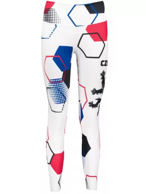 Női prémium hosszú funkcionális leggings (új méretek) ALTISPORT VOJ/ALW036LEG05 HEXA FEHÉR