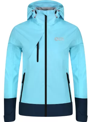 Női vízálló kabát NORDBLANC BOURNE NBSJL8317 VILÁGOSKÉK
