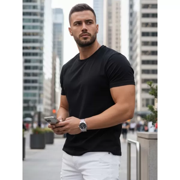  Férfi póló DSTREET RX5670 FEKETE 