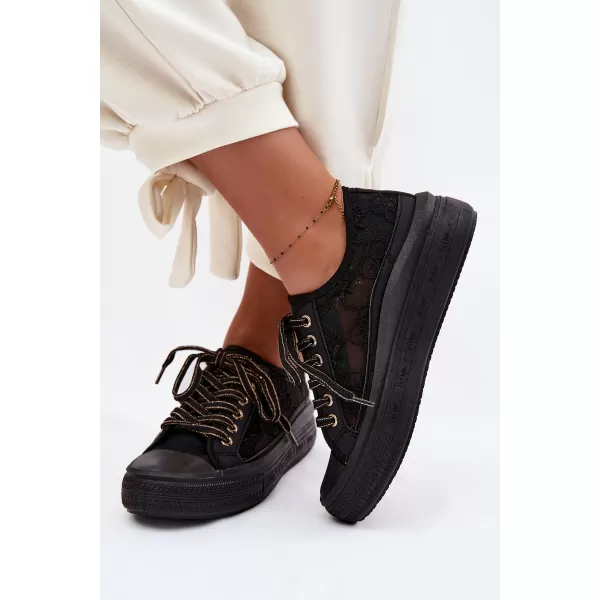  Női tornacipő LEE COOPER LCW-26-44-4479 FEKETE 