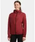Női széldzseki KILPI ROSA-W 1L0109KI SÖTÉTVÖRÖS