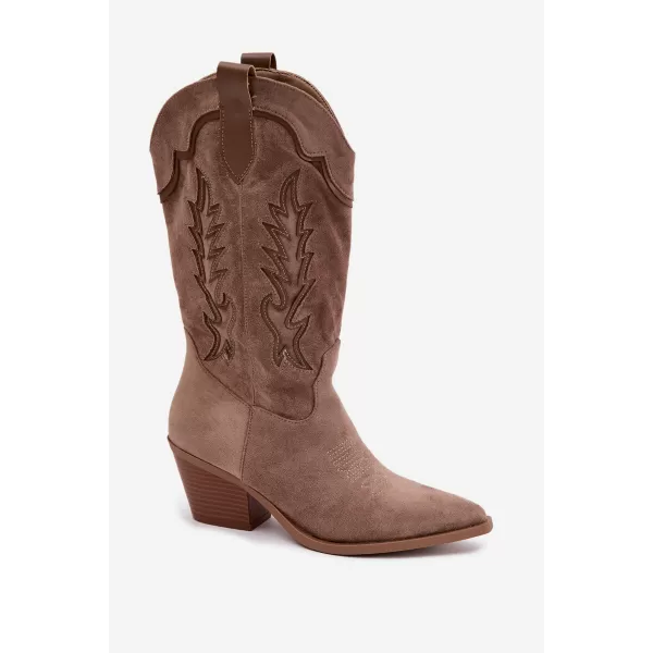  Női csizma BOTO 2586A KHAKI 