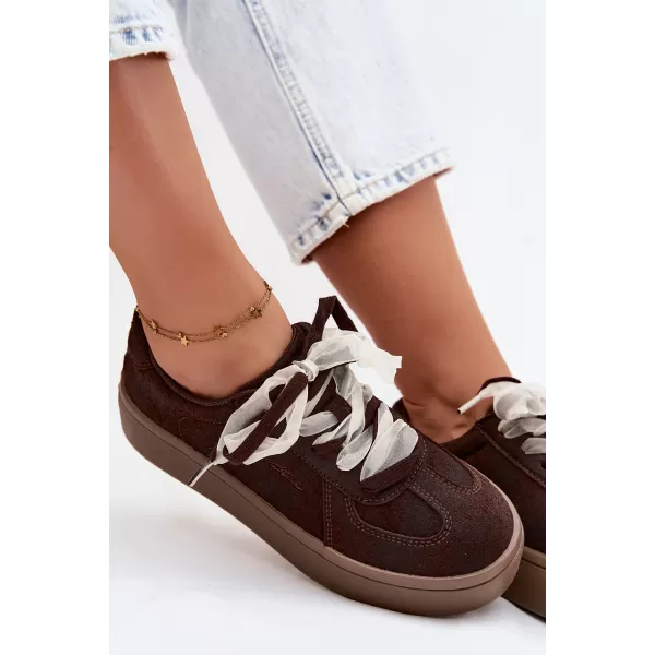 Női tornacipő BIG STAR SHOES UU274004 BARNA 