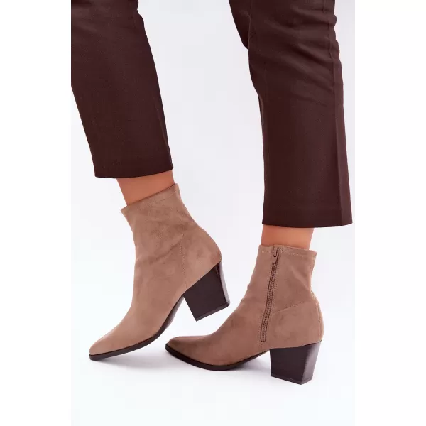  Női bokacsizma BOTO D-209 BROWN BARNA 
