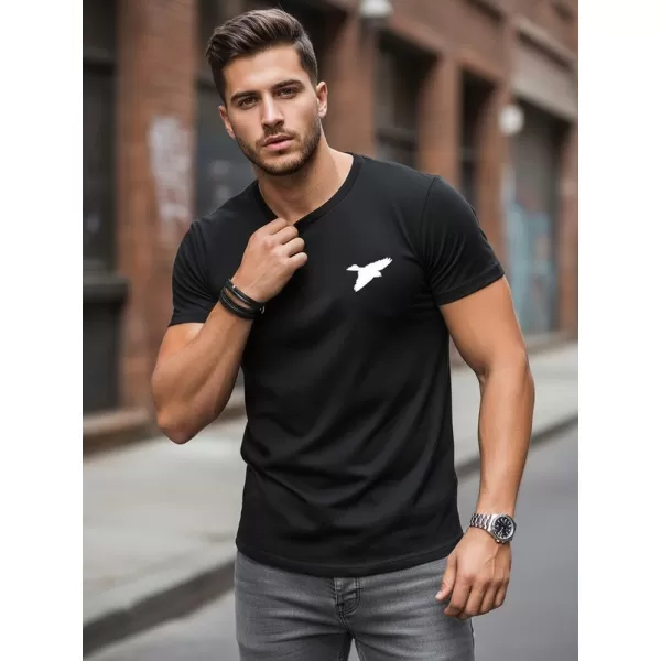  Férfi póló DSTREET NX0183R-BK FEKETE 