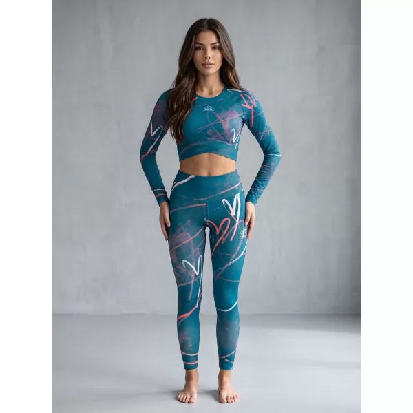 Női prémium hosszú leggings (új méretek) ALTISPORT VOJ/ALW082LEG05 KEROZIN 