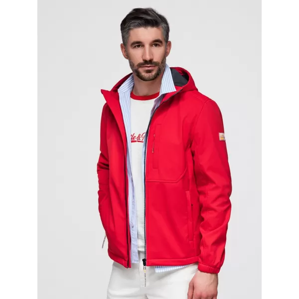 Férfi softshell kabát OMBRE OM-JANP-0292 SZERK 