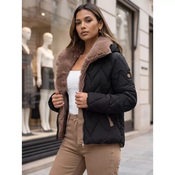  Női kabát DSTREET TY6083 FEKETE 