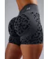 Kompressziós push-up rövidnadrág leopárdmintával NEBBIA PRIMAL 856 FEKETE LEOPÁRD