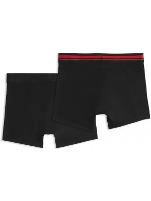 Férfi boxerek PUMA MEN EVERYDAY PLACED LOGO BOXER 2P 93847618 PIROS KOMBÓ