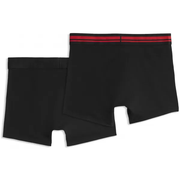  Férfi boxerek PUMA MEN EVERYDAY PLACED LOGO BOXER 2P 93847618 PIROS KOMBÓ 