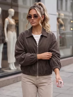 Női kabát DSTREET TY6052 BARNA
