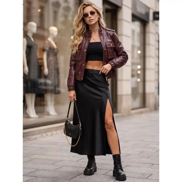  Női kabát DSTREET TY5873 BORDÓ 