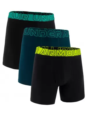 Férfi boxerek UNDER ARMOUR M PERF COTTON 6IN (3KS) 1383889-007 FEKETE