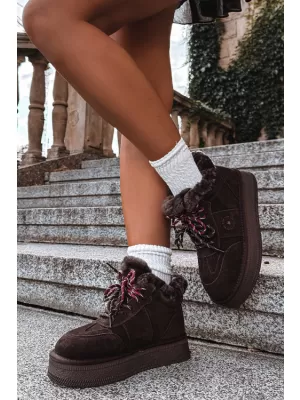 Női hóemberek BIG STAR SHOES UU274312 CSOKOLÁDÉ