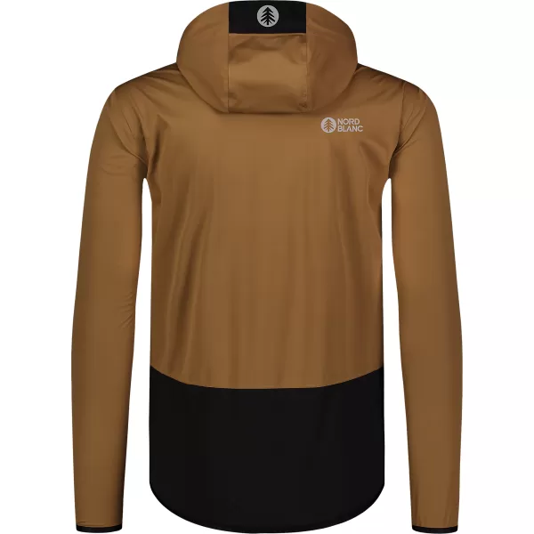  Férfi vízálló softshell kabát NORDBLANC EXPEDITIOUS NBSSM8323 BARNA 