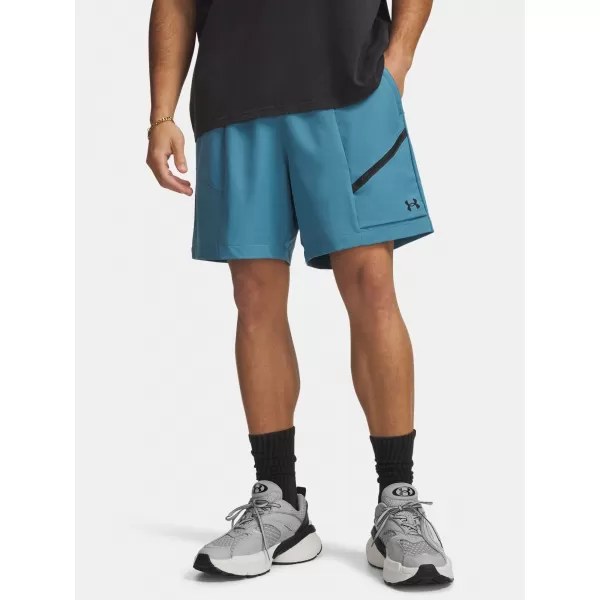  Férfi rövidnadrág UNDER ARMOUR UNSTOPPABLE WOVEN SHORTS 6009361-466 KÉK 