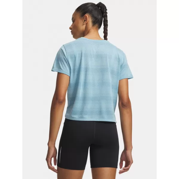  Női póló UNDER ARMOUR VELOCITI SHORTSLEEVE 6009540-425 KÉK 