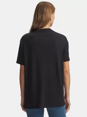 Női póló UNDER ARMOUR RIVAL OS CAMPUS TEE 6007883-001 FEKETE