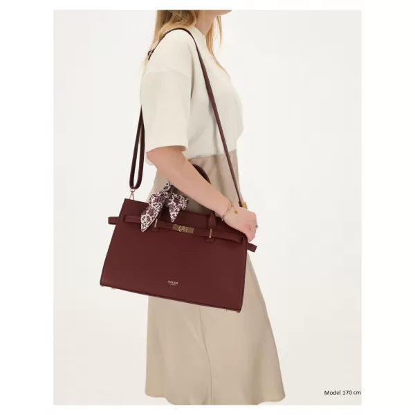  Bevásárlótáska CHARM LONDON The Hamptons W01592 Bordeaux red BORDÓI VÖRÖS 