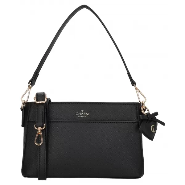  Kézitáska CHARM LONDON Cambridge W01060 Black FEKETE 