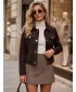Női kabát DSTREET TY5878 BORDÓ