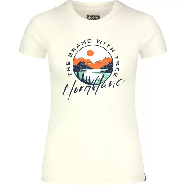  Női póló NORDBLANC STARLIGHT NBSLT8176 FEHÉR 