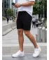 Férfi rövidnadrág DSTREET SX2640 FEKETE
