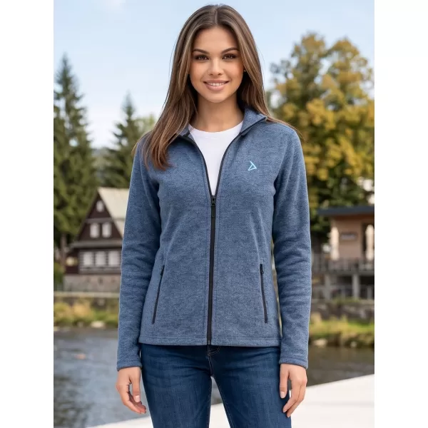  Női polár pulóver ALTISPORT ALW002852 SÖTÉT FARMER KIEMELÉSEK 